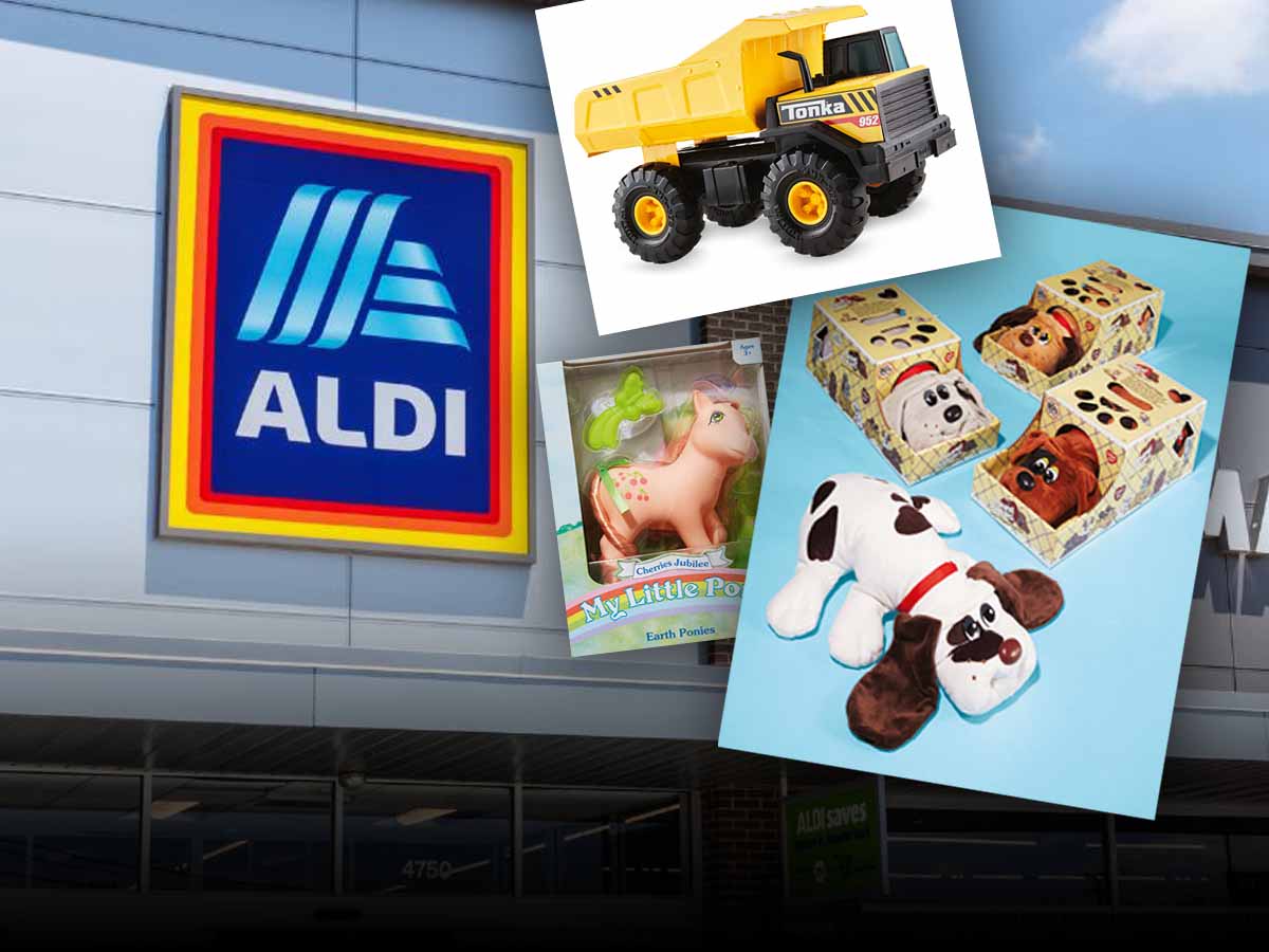 grey star toy box aldi